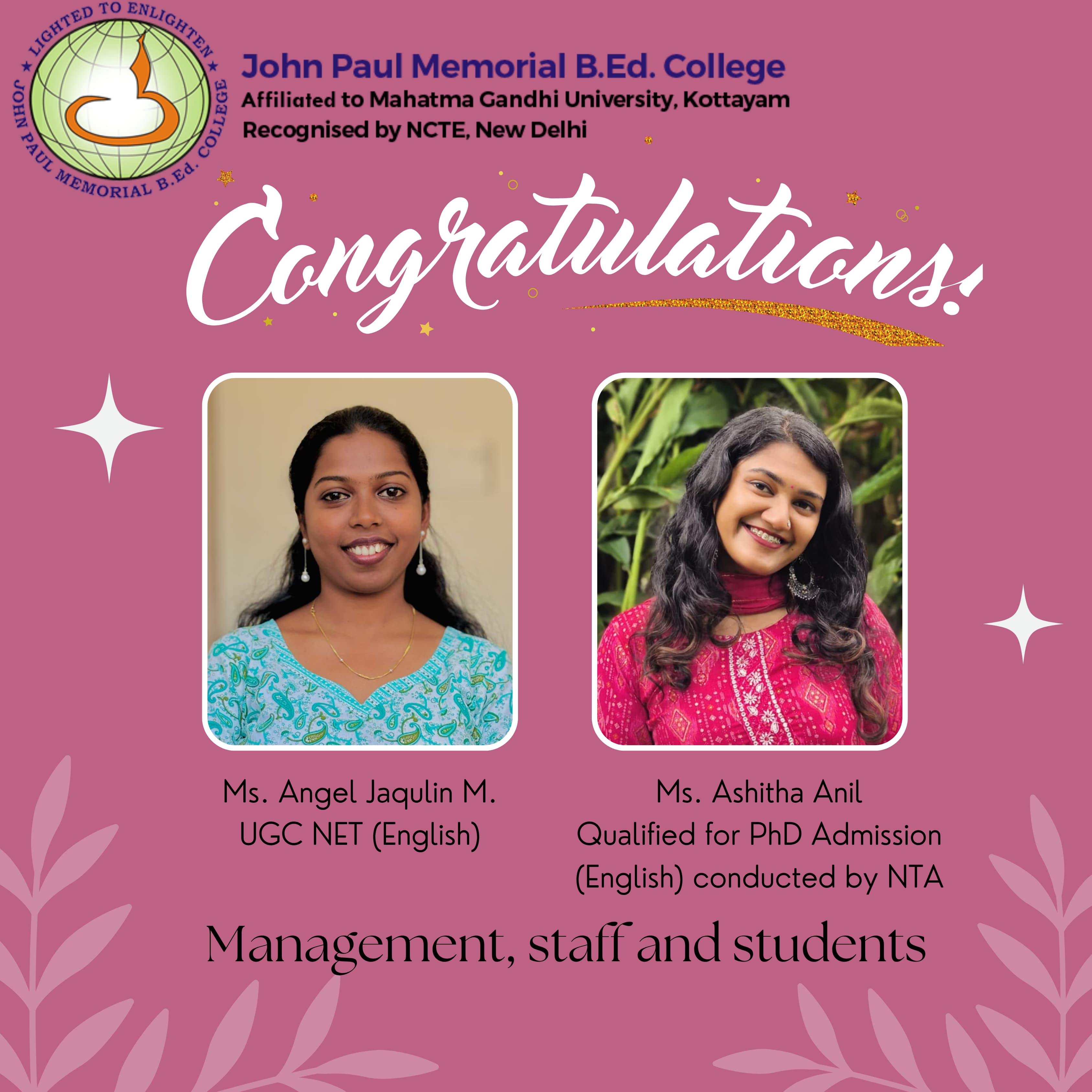 Congratulations 
